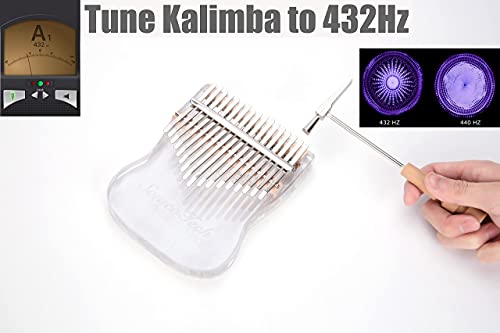 Kalimba Thumb Piano Rainbow Acrylic Kalimba Cute Kalimba 17 Keys Finger Piano Crystal Kalimba Hand Piano Marimba Instrument Sound Healing Instruments Meditation Instruments By Sonicotech (Rainbow) #TOP2