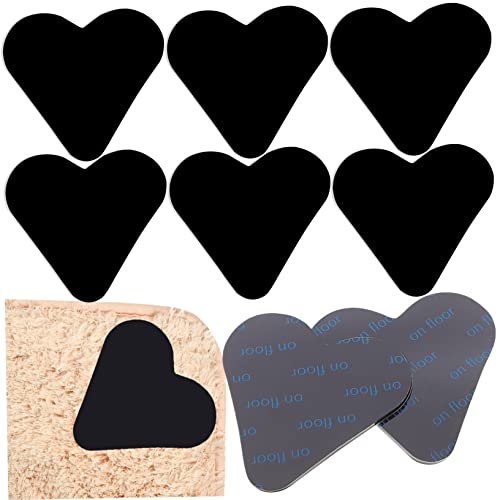 DOITOOL 16 peças de adesivos de tapete de coração tapete antiderrapante fita dupla face tapete adesi