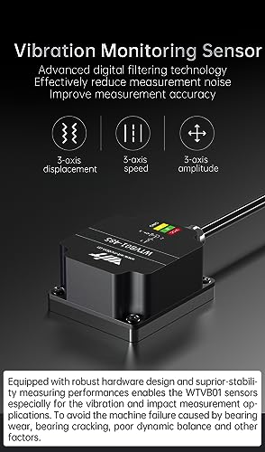 image for WitMotion WTVB01-485 IPX8 Waterproof Vibration Sensor Transducer, Modb