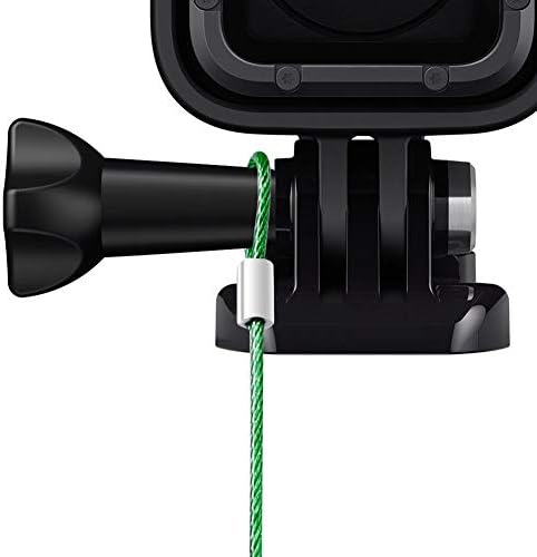 CKANDAY 8 Pack Safety Stainless Steel Tethers, Colorful Coated Lanyards Compatible with All GoPro Hero Series and Other Camera Devices