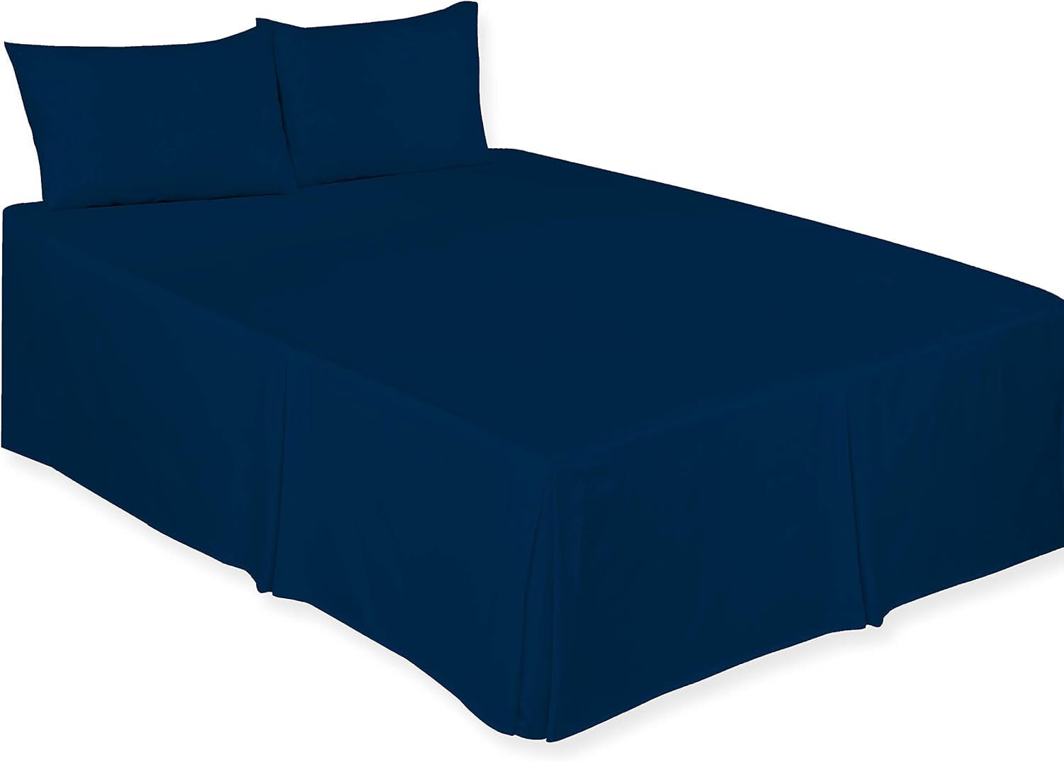 Luxury Plain Dyed Poly Cotton Platform Base Valance Sheet