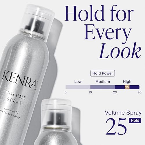 Kenra Professional Volume Spray 25 | Super Hold Finishing & Styling Hairspray | Flake-free & Fast-drying | Wind & Humidity Resistance | All Hair Types 10 oz