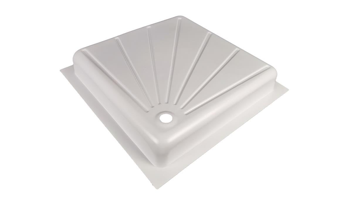 Bandeja de ducha para autocaravana, 580 x 580 mm, color blanco 25081W