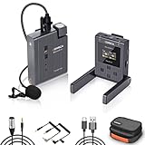 mikrofon für canon eos 1200d 【Professionelles drahtloses UHF-Mikrofonsystem】 Das UHF-Ansteckmikrofon COMICA BoomX-U1 verfügt über 16 Kanäle zum Umschalten. Wenn die Aufnahme im selben Raum oder in der Nähe gestört ist, können Sie zu anderen Kanälen wechseln, um ein stabileres Aufnahmesignal zu erhalten