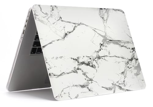 Funda MacBook Pro 15 Retina A1398 rígida efecto mármol blanco 5