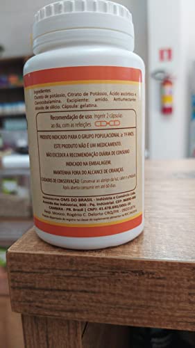 CLORETO DE POTASSIO TRATAMENTO SAÚDE ÓSSEA CÂIMBRA 3X 60 CAP