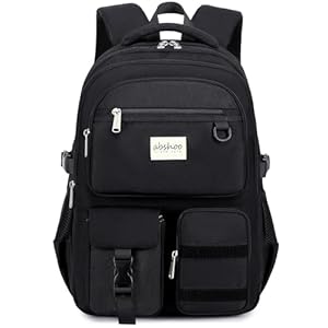 abshoo Large Heavy Duty Backpack For School College Bookbag Casual Multi Pocket Travel Backpacks