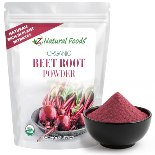 Z Natural Foods Organic Beet Root Powder - Vegan, Gluten