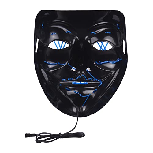 LED assustador acende com luz constante Flash lento Flash rápido 3 modos Alça elástica ajustável par