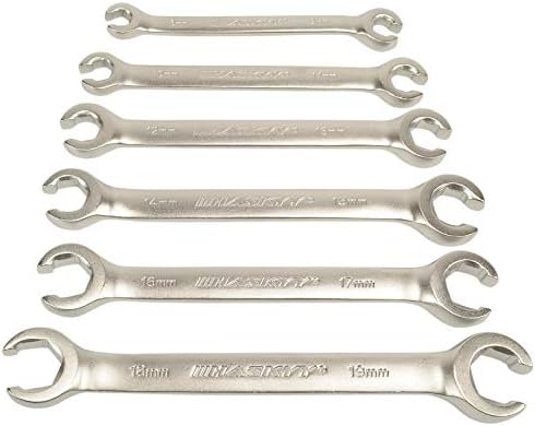 6pcs. Flare nut Wrench Set I Open Ring Wrench I Line Wrench Brake line 8-19mm