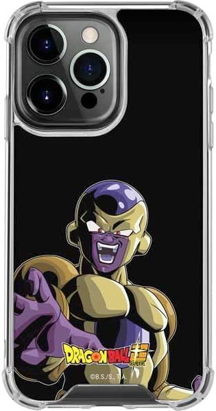 Skinit Clear Phone Case Compatible with iPhone 16 Pro - Officially Licensed Dragon Ball Super Freiza Portrait Design