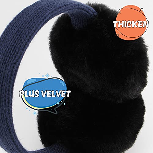 XIAOHAWANG Kids Boy Warm Earmuffs for Children Girl Winter Ear Muffs Cold Weather Ear Warmer4