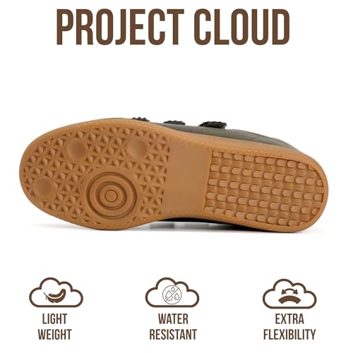 Project Cloud Sneakers for Women &ndash; Stylish & Comfortable Women's Fashion Sneakers with Memory Foam and Leather Insole &ndash; Non Slip & Lightweight Womens Shoes &ndash; Fashion Shoes for Women(Ysabelle,OLIV,9M)