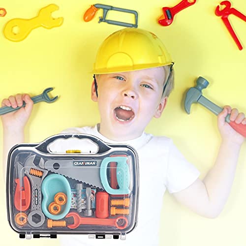 Caixa de ferramentas para crianças | Conjunto de ferramentas de jogo de simulação de crianças,Kit de