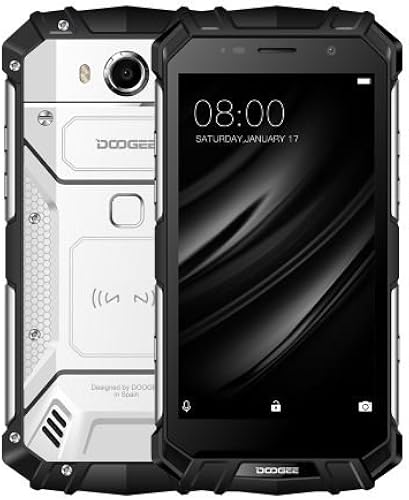 DOOGEE S60 lite 5 2 pollici FHD impermeabile antiurto Smartphone  batteria 5580mAh Carica veloce  supporto wireless supportato   1 5 GHz Octa Core -Argento