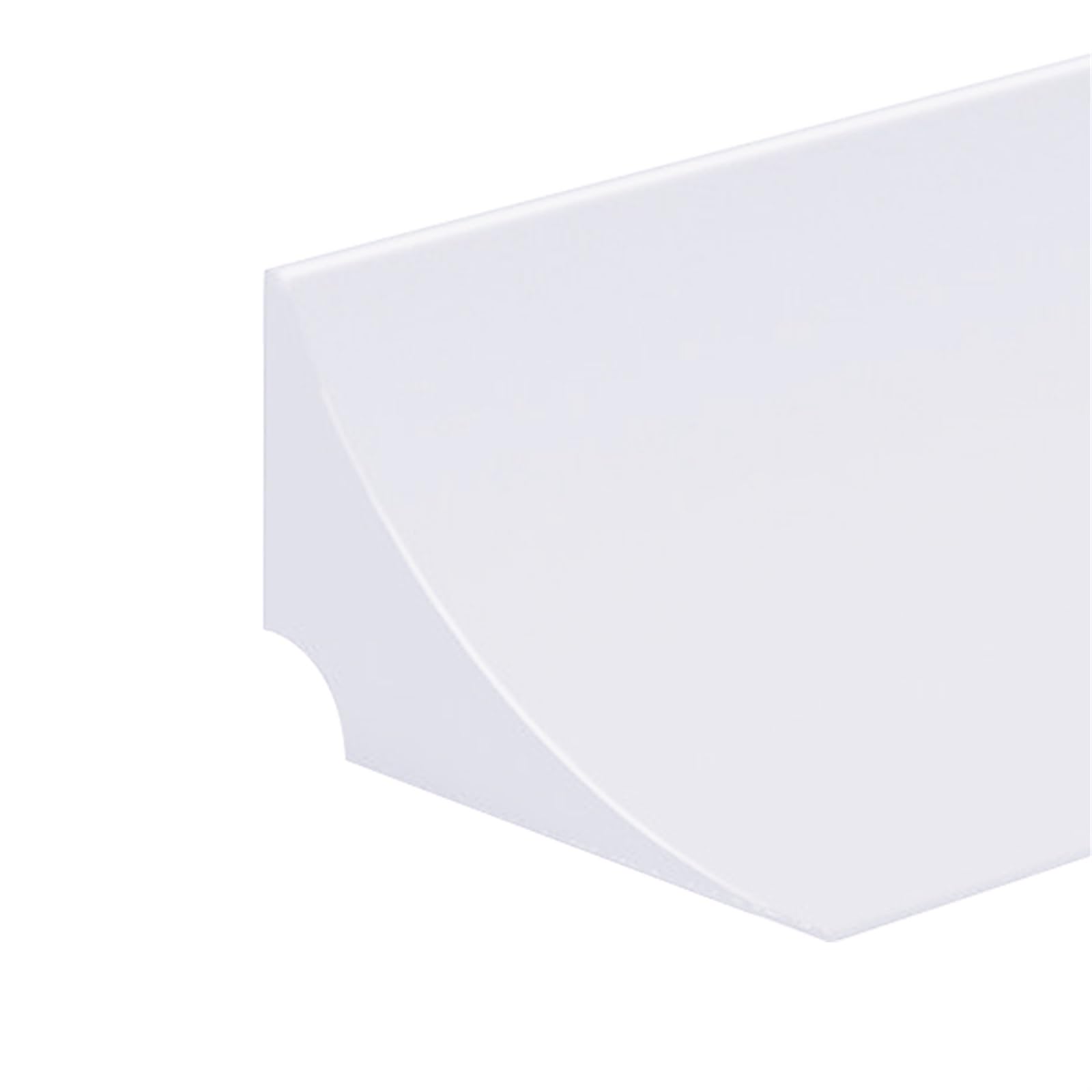 HUDFVIOI Wet Room Floor Barrier Silicone Water Barrier Bathroom Kitchen Floor Retaining Waterproof Bendable Countertop Waterstop Strip for Bathroom(White 100cm)
