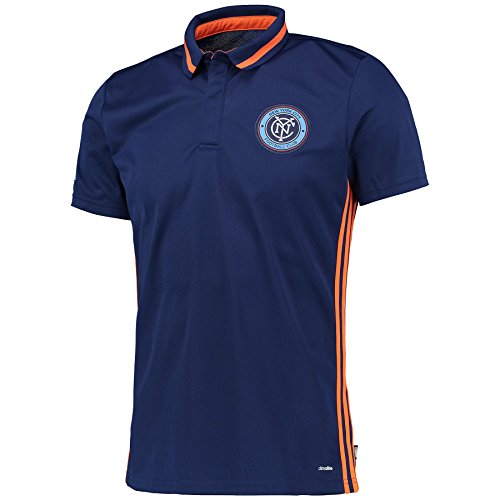 Mls New York City F.c. Men's Sideline Team Color Polo, Small, Navy #TOP16