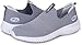 Mens Slip On Memory Foam Sports Casual Walking Running Breathable Canvas Gym Walk Trainers Shoes Sneakers Size (Grey, UK Footwear Size System, Adult, Men, Numeric, Medium, 8)