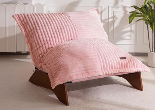 MAXYOYO Adjustable Living Room Chair, 3-Position Bean Bag Chair with Frame