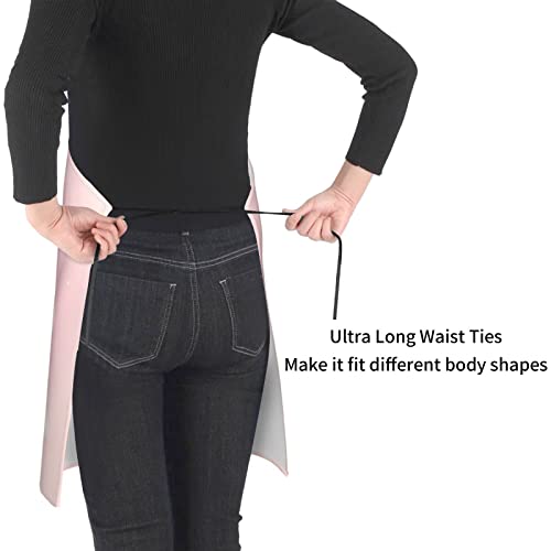 Xbaketop Alpaca Apron With Pockets For Women Waterproof Apron For Kitchen Cooking Bbq Cute Apron Love You Llama Adjustable Unisex Outdoor Pink Apron 28X33 Inches… #TOP2
