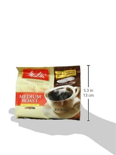 Melitta Coffee Pods, Medium Roast, 18 Count (Pack Of 6) 108 Total Pods #TOP6