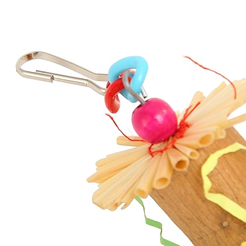 Brinquedo para pendurar papagaios e desfiar pássaros, papel seguro, madeira, plástico, bambu para ca