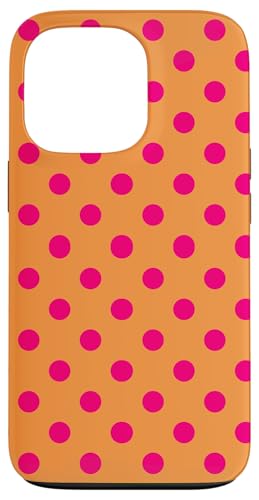 Bright Orange Polka Dot Classic Polkadots �X�}�z�P�[�X iPhone 13 Pro �p