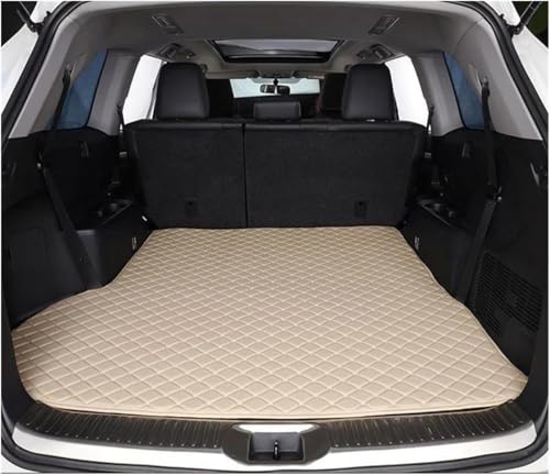 Tapis de sol de voiture haut de gamme en caoutchouc beige pour Subaru Outback arrière