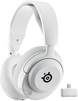 SteelSeries Arctis Nova 5 Wireless and Bluetooth Wireless Gaming Headset White