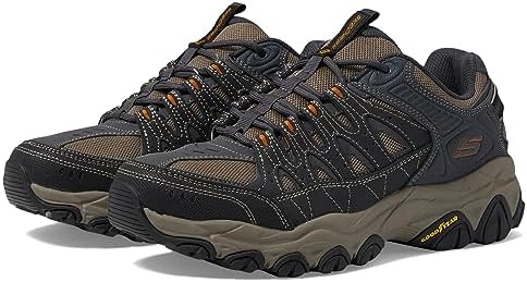 Skechers Men's M. Fit 2.0 Oxford, Charcoal/Gold, 10.5 | Image 3