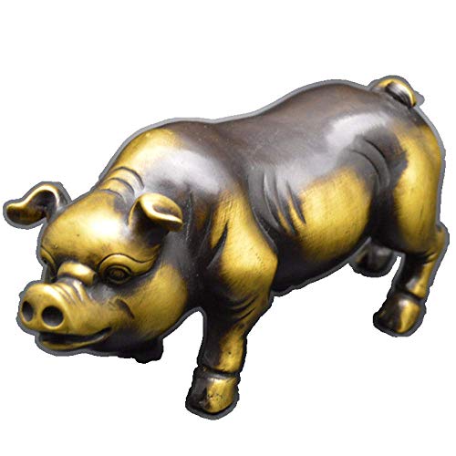 Sculptures d'animaux en cuivre pur et objets de collection décoratifs pour la maison