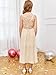 Haloumoning Girls Sequin Dresses Kids Fashion Sparkly One Shoulder Birthday Party Prom Dress 4-14 Years Gold