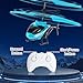 Remote Control Helicopter, Gesture Sensing Indoor Flying Helicopter Toys,RC Airplane for Teenages with 10Mins Flight, RC Helicopters for Kids with Light,Birthday Gifts for Boys and Girls (Blue)