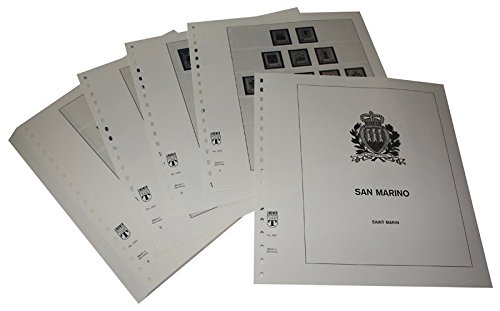 Feuilles pré-imprimées Saint Marin 1968-1982 LINDNER Das Original pour collectionneur exigeant