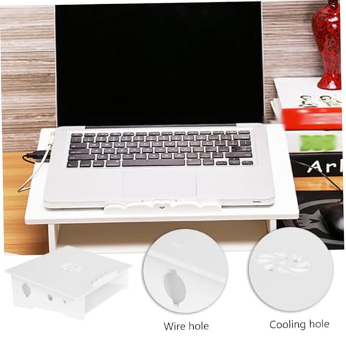 Soporte Elevado para Laptop TEHAUX con Enfriamiento y Almacenamiento miniatura 4