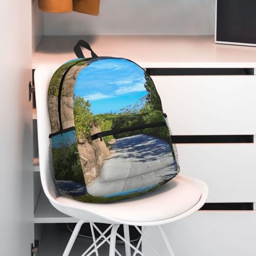 Mochila plegable ultraligera para viaje 20L negra miniatura 6