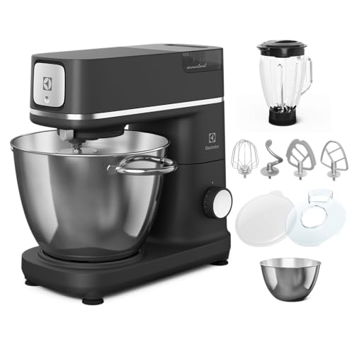 Electrolux Assistant de cuisine série 800 E6KM1 8BPT Fouetmélanger et pétrir Incl. 6 et 4 Bols Avec fouet et mixeurCouvercle - vue 2
