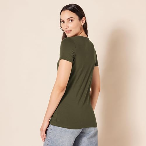 Image of Amazon Essentials Women's Regular-Fit Short-Sleeve Crewneck T-Shirt, Multipacks