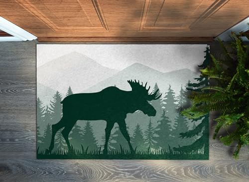 Tapis résistant grand format Tulup paillasson design élan maison