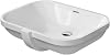 Duravit 0338560000 D-Code Bathroom Sink and Overflow White