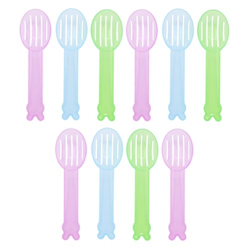 Image of 10pcs Hamster Scooter Plastic Garbage Shovel Sieve Hamster Sand Shovel pet Cleaning Tool Small pet Urine Sand Shovel Cleaning Shovel Supplies pet Bath Spoon(mixcolor)
