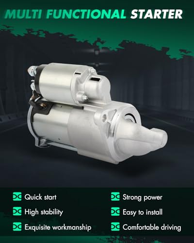 Image of SCITOO Starter Motor fit for Chevrolet Cruze 2011-2015 L4 1.8L 1796cc 110cid, for Chevrolet Cruze Limited 2016 L4 1.8L 1796cc 110cid Replacement Starter 6939