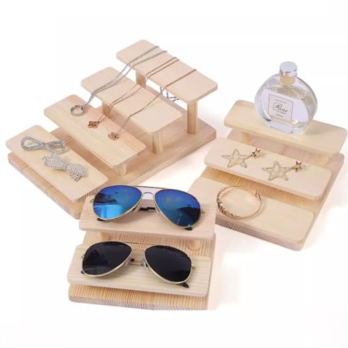 Support à bijoux organiseur de rangement pour lunettes multi-compartiments