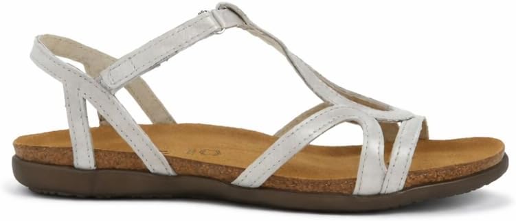 NAOT Footwear Women’s Dorith Sandal with Cork Footbed and Arch Support Footbed - Adjustable Sandal With Backstrap - Comfort and Support – Lightweight and Perfect for Travel - Narrow to Medium Fit
