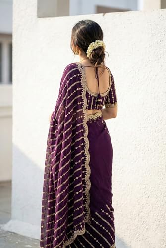 Image of Amazon Brand - Tavasya Womens Saree