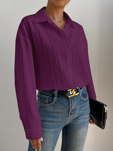 Image of GRECIILOOKS Shirt for Women | Women Shirt | Long Shirt for Women | Shirt Tops for Women | Oversized Shirt for Women