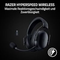 Razer BlackShark V3 X HyperSpeed - Kabelloses E-Sport-Headset - Ultra leicht 270g - Triforce 50mm Treiber - Abnehmbares Mikrofon - Surround Sound - Wireless 2,4 Ghz & Bluetooth - PC/Mac | Schwarz – Ansicht 7