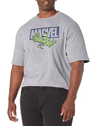 Hulk Marvel Brick T-Shirt Homme au Design Graphique Unique