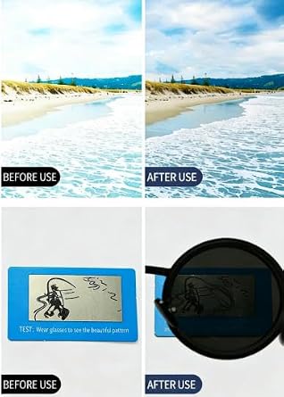 Adjustable Tint Rounded Polarized Lenses Retro Sunglasses, Adjustable Outdoor Travel Polarized Sunglasses, ND Filter Glasses