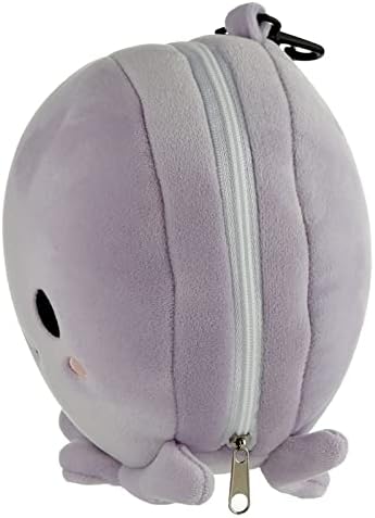 Puckator Relaxeazzz Adoramals Octopus Round Plush Travel Pillow & Eye Mask, Sleep Eye Mask Masks - Image 5